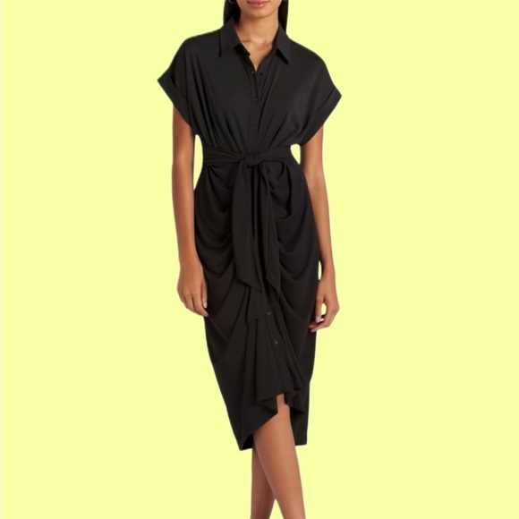 Steve Madden Dresses & Skirts - Steve Madden Black Midi Dress